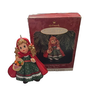 Hallmark Keepsake Ornament Vintage 1991 Madame Alexander Little Red Riding Hood